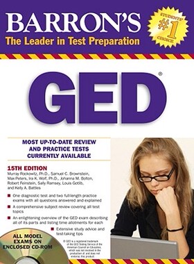 【预售】Barron's GED [With CDROM]
