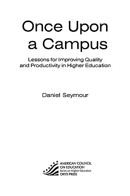 【预售】Once Upon a Campus: Lessons for Improving Quality
