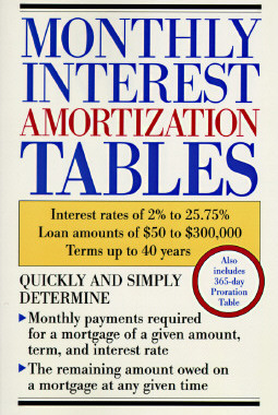 【预售】Monthly Interest Amortization Tables: Interest Rates