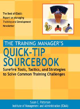 【预售】The Training Manager'S Quick-Tip Sourcebook: