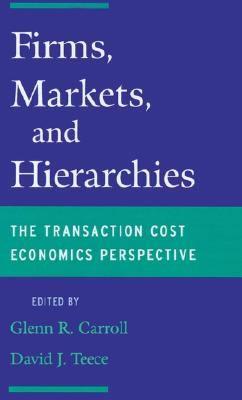 【预售】Firms, Markets and Hierarchies: The Transaction Cost