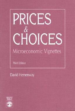 【预售】Prices and Choices: Microeconomic Vignettes