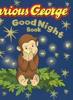 【预售】Curious George Good Night Book: A Tabbed Board Book