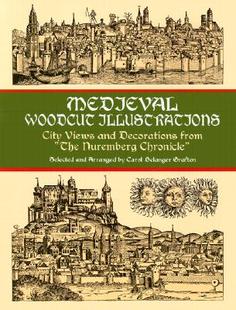 【预订】Medieval Woodcut Illustrations: City Views and