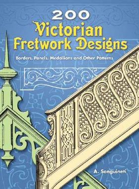 【预订】200 Victorian Fretwork Designs: Borders, Panels