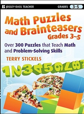 现货 Math Puzzles And Brainteasers, Grades 3-5: Over 300