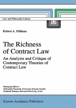 【预售】The Richness of Contract Law: An Analysis and