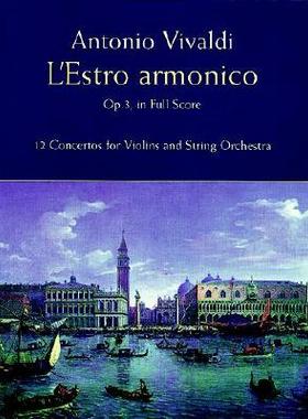 【预售】L'Estro Armonico, Op. 3, in Full Score L'Estro