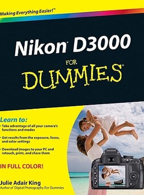 【预售】Nikon D3000 For Dummies