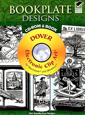 【预售】Bookplate Designs [With CDROM]
