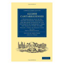 【预售】Alumni Cantabrigienses: A Biographical List of All