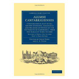 【预售】Alumni Cantabrigienses: A Biographical List of All