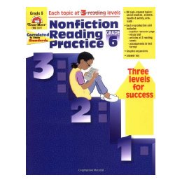 【预售】Nonfiction Reading Practice, Grade 6