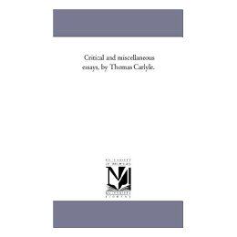 【预售】Critical and Miscellaneous Essays, by Thomas