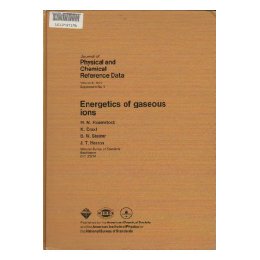 【预售】Energetics of Gaseous Ions