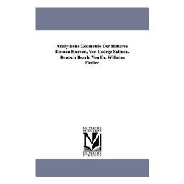 【预售】Analytische Geometrie Der Hheren Ebenen Kurven, Von