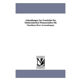 【预售】Abhandlungen Zur Geschichte Der Mathematischen