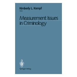 【预售】Measurement Issues in Criminology