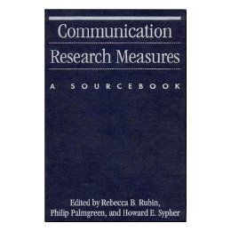 【预售】Communication Research Measures: A Sourcebook