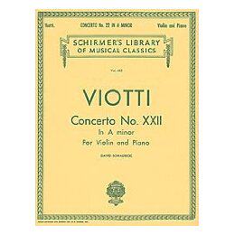 【预售】Concerto No. 22 in a Minor: Score and Parts