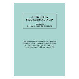 【预售】A   New Jersey Biographical Index, Covering Some