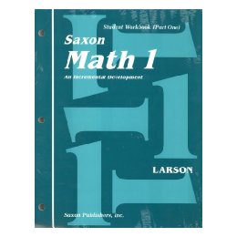 【预售】Saxon Math 1: Student Workbook Set First Edition