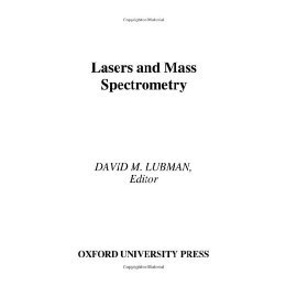 【预售】Lasers and Mass Spectrometry