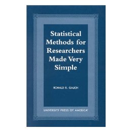 【预售】Statistical Methods for Researchers Made Very