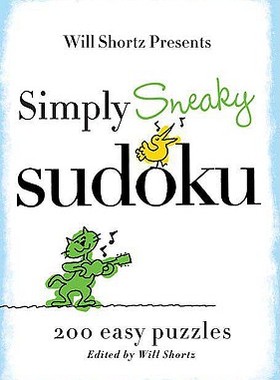 【预售】Will Shortz Presents Simply Sneaky Sudoku: 200 Easy