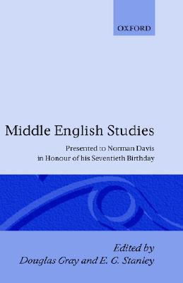 【预售】Middle English Studies: Presented to Norman Davis in