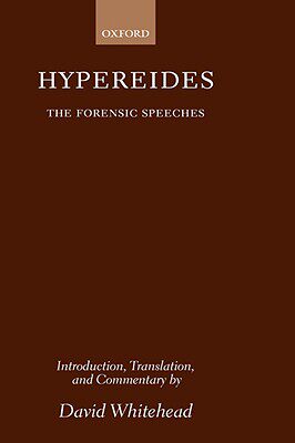 【预售】Hypereides: The Forensic Speeches