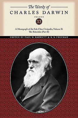 【预售】The Works of Charles Darwin, Volume 13: A Monograph