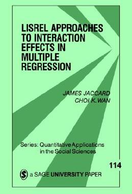 【预售】Lisrel Approaches to Interaction Effects in Multiple