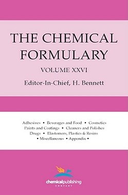 【预售】The Chemical Formulary, Volume 26: Volume 26
