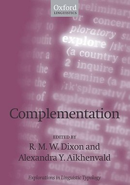 【预售】Complementation: A Cross-Linguistic Typoloy