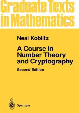 【预售】A Course in Number Theory and Cryptography