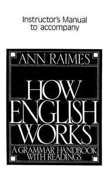 【预售】How English Works Instructor's Manual: A Grammar