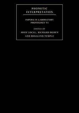 【预售】Phonetic Interpretation: Papers in Laboratory