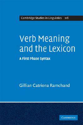 【预售】Verb Meaning and the Lexicon: A First Phase Syntax