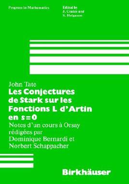 【预售】Les Conjectures de Stark Sur Les Fonctions L D'Artin