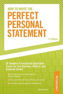【预订】How to Write the Perfect Personal Statement: Write