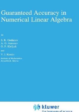 【预售】Guaranteed Accuracy in Numerical Linear Algebra