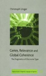 【预售】Genre, Relevance and Global Coherence: The