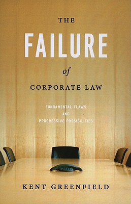 【预售】The Failure of Corporate Law: Fundamental Flaws