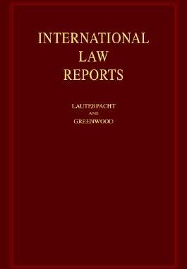 【预售】International Law Reports: Consolidated Table of