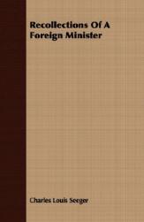 【预售】Recollections of a Foreign Minister