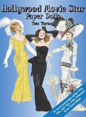 【预售】Hollywood Movie Star Paper Dolls: 24 Great Actresses