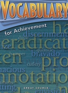 【预售】Vocabulary for Achievement: Third Course