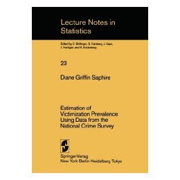 【预售】Estimation and Victimization Prevalence Using Data