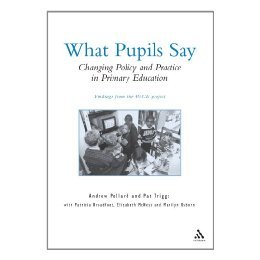 【预售】What Pupils Say: Changing Policy and Practice in